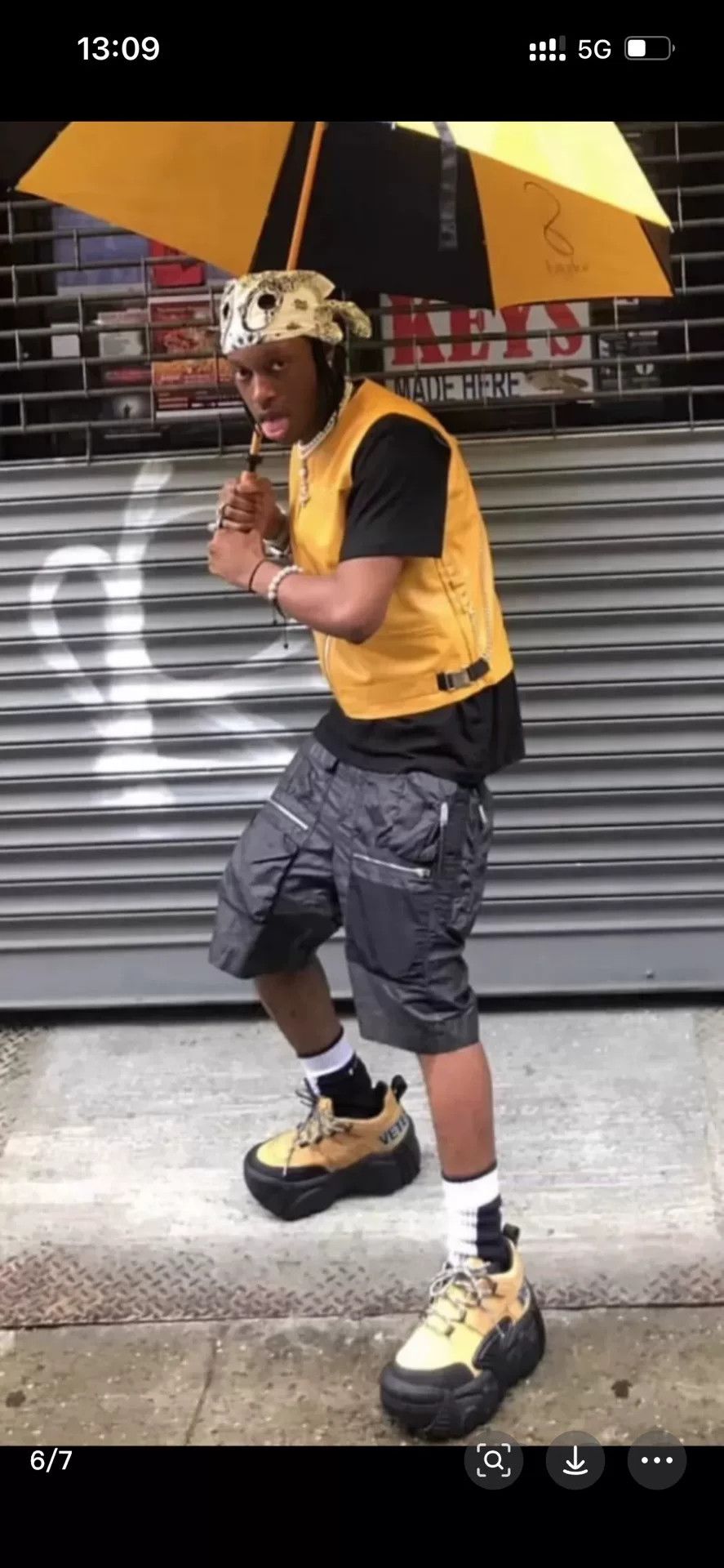 Vetements Vetements x Swear Yellow Suede Tank Shoes Size US 5 / IT 35 - 6 Thumbnail