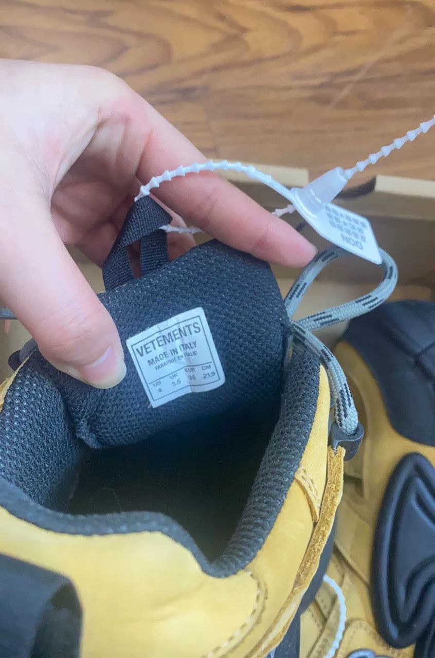 Vetements Vetements x Swear Yellow Suede Tank Shoes Size US 5 / IT 35 - 9 Thumbnail