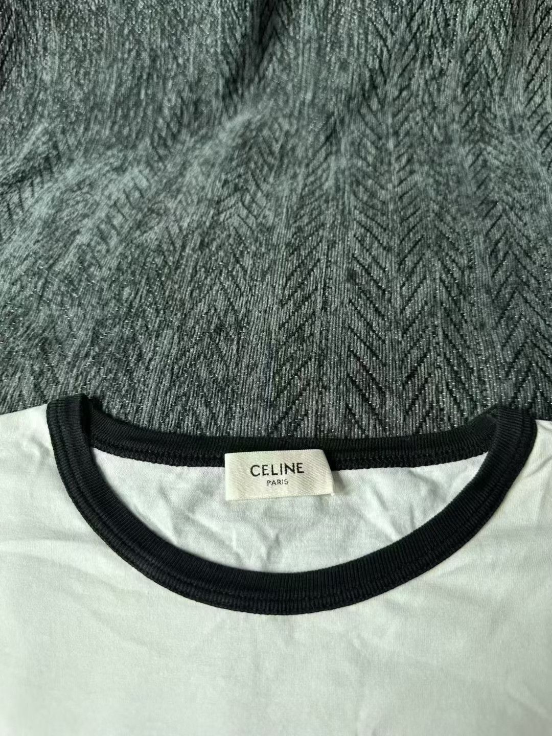 Celine Celine White Carriage Print Short-Sleeve T-Shirt Size M / US 6-8 / IT 42-44 - 3 Thumbnail