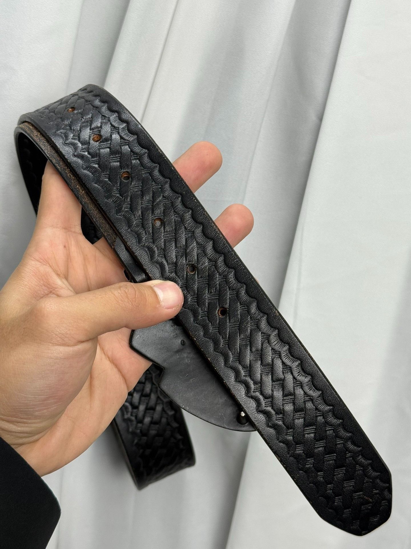 Number (N)ine NUMBER (N)ine 06SS Woven Leather Belt Size ONE SIZE - 6 Thumbnail