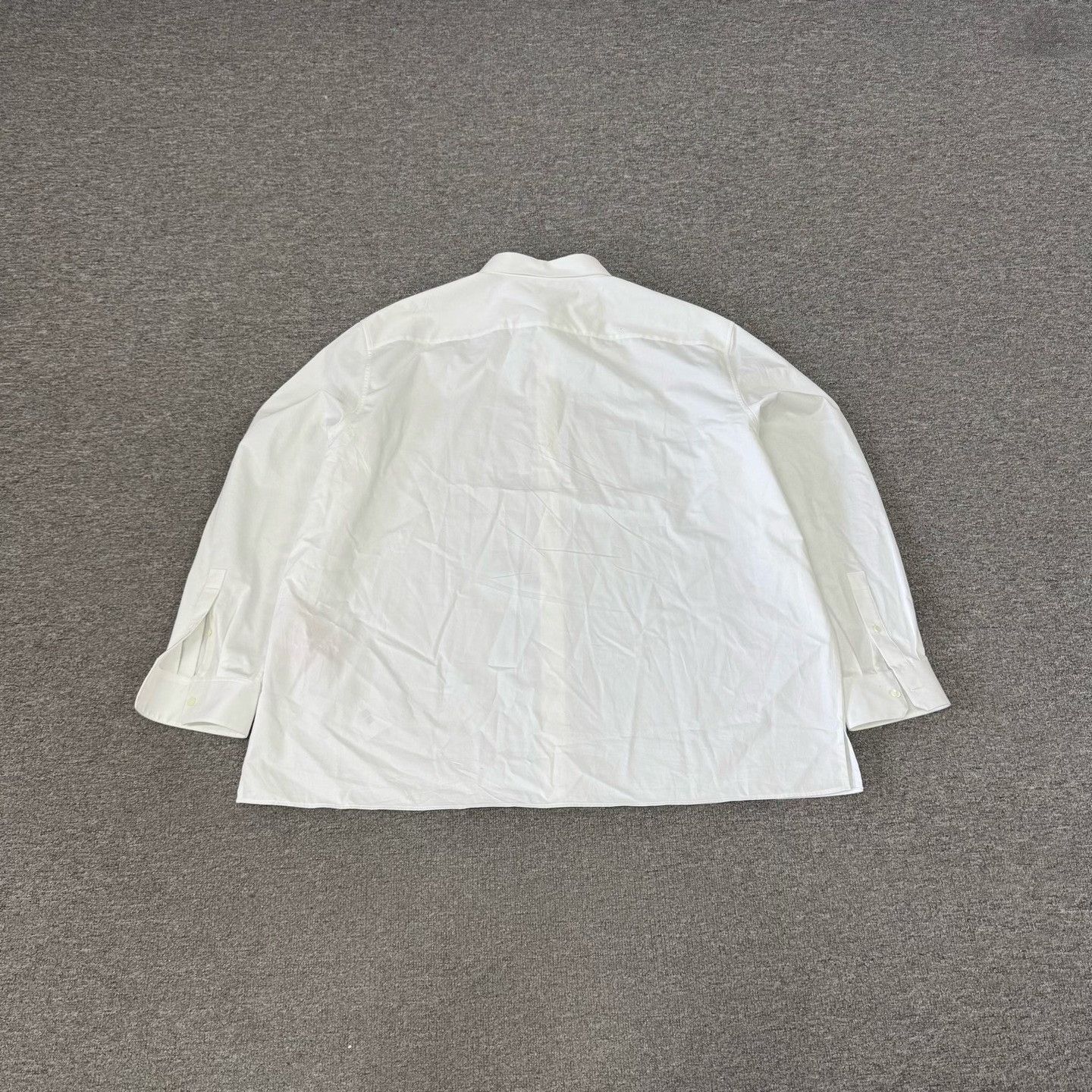 Loewe Loewe White Loose Logo Long-Sleeve Shirt Size US XS / EU 42 / 0 - 3 Thumbnail