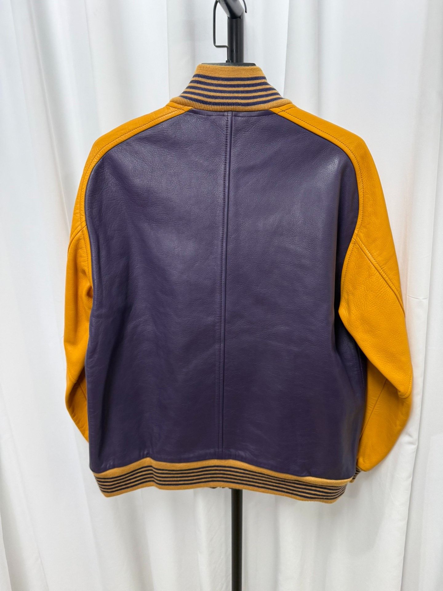 Needles Needles Varsity Butterfly Leather Jacket Size US L / EU 52-54 / 3 - 7 Thumbnail