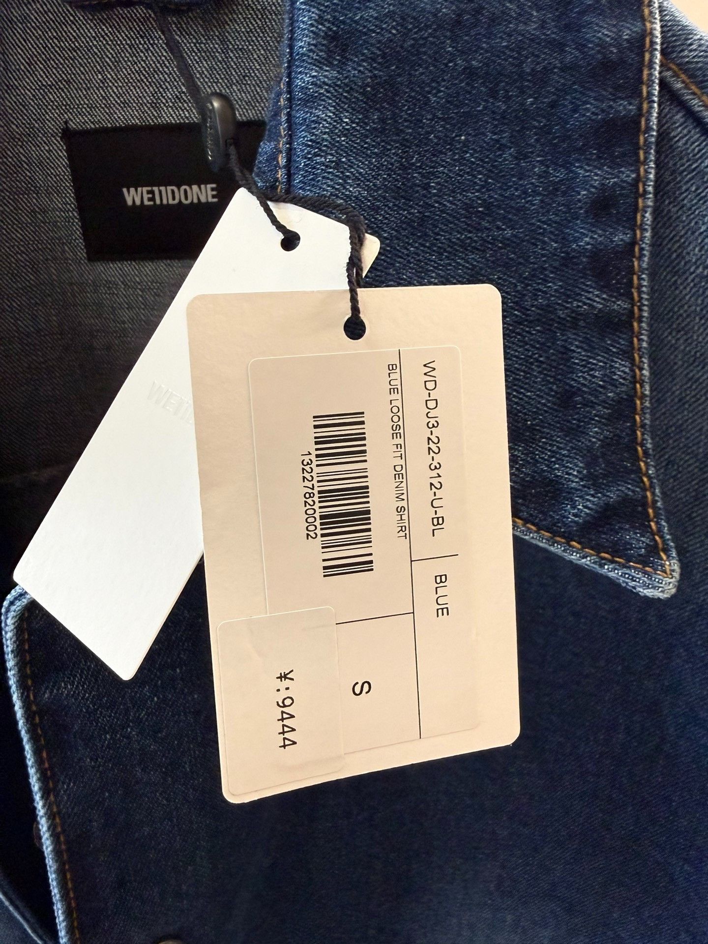 WE11DONE WE11DONE Flame Spray-Painted Denim Jacket Size US S / EU 44-46 / 1 - 5 Thumbnail
