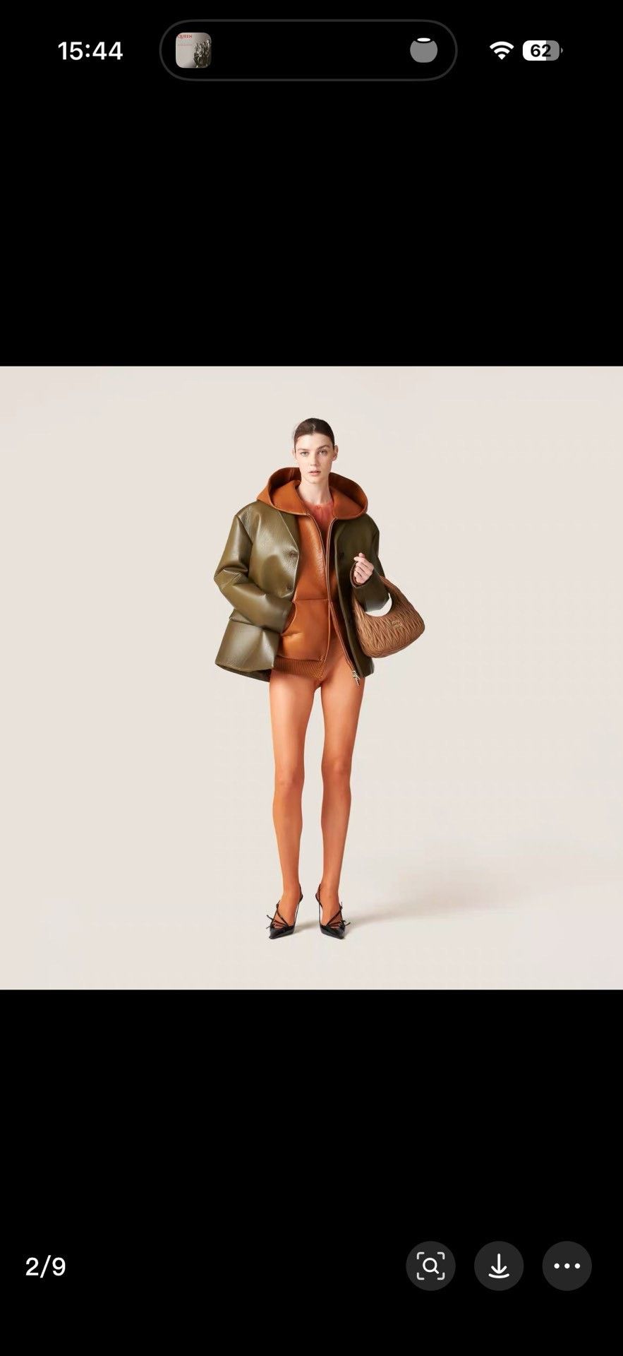 Miu Miu MIU MIU 24SS Leather Blazer Size US XS / EU 42 / 0 - 8 Thumbnail