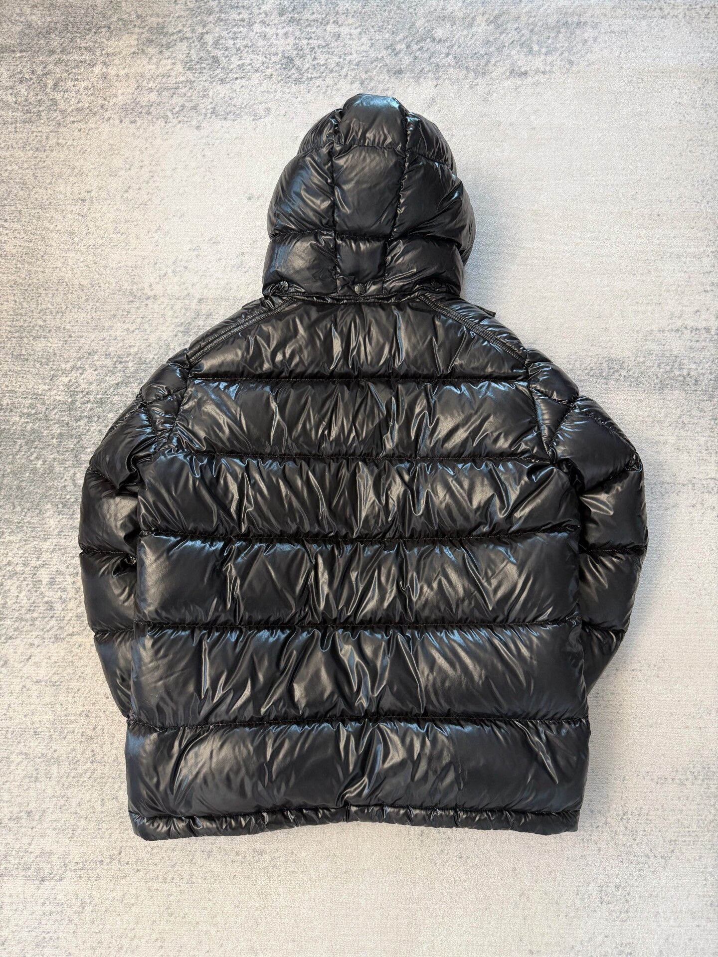 Moncler Moncler Maya Shiny Hooded Puffer Jacket Size US L / EU 52-54 / 3 - 2 Thumbnail