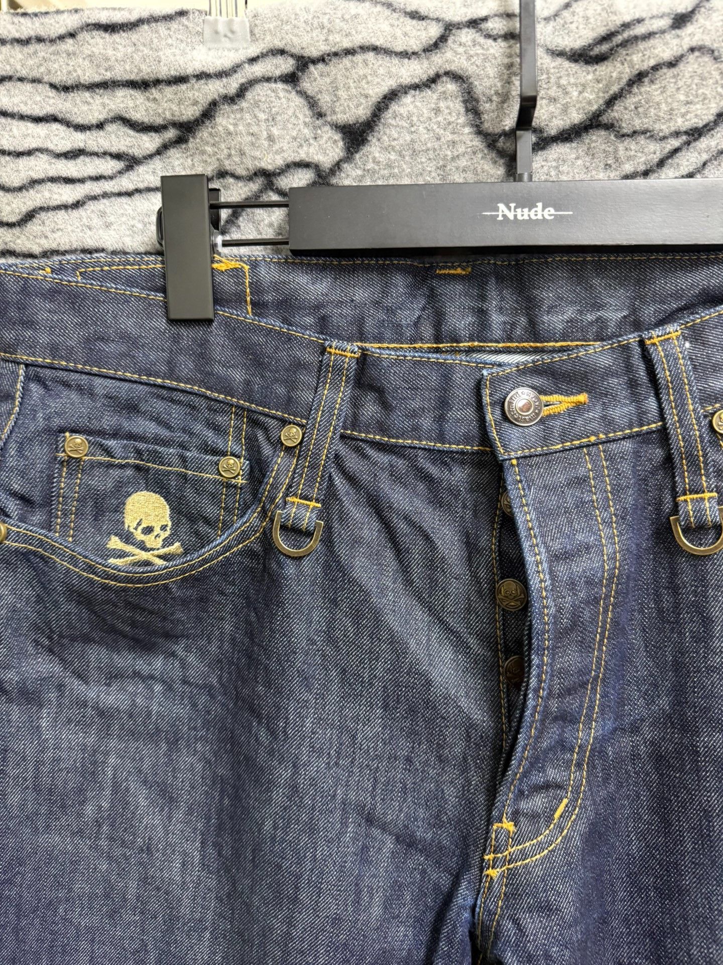 Mastermind Japan Mastermind Japan MMJ Blue Gold Jeans Size US 44 / EU 60 - 5 Thumbnail