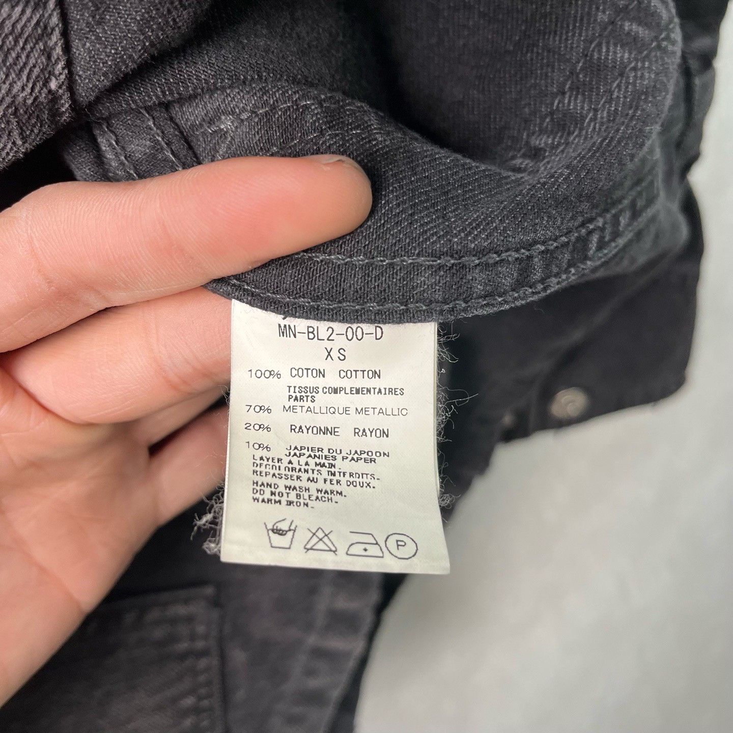 Mastermind Japan Mastermind Japan Black Denim Jacket Size US XS / EU 42 / 0 - 4 Thumbnail