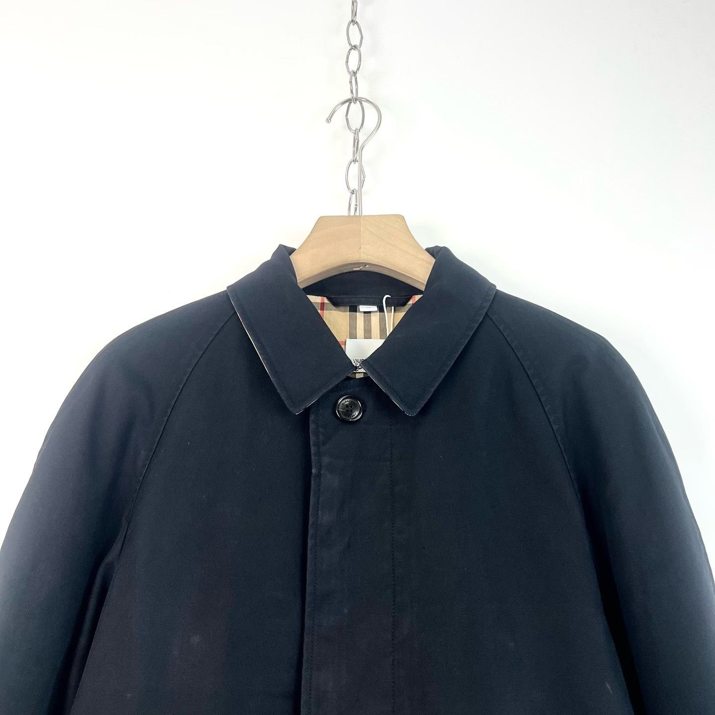 Burberry Burberry Black Logo Mid-Length Windbreaker Size US M / EU 48-50 / 2 - 3 Thumbnail