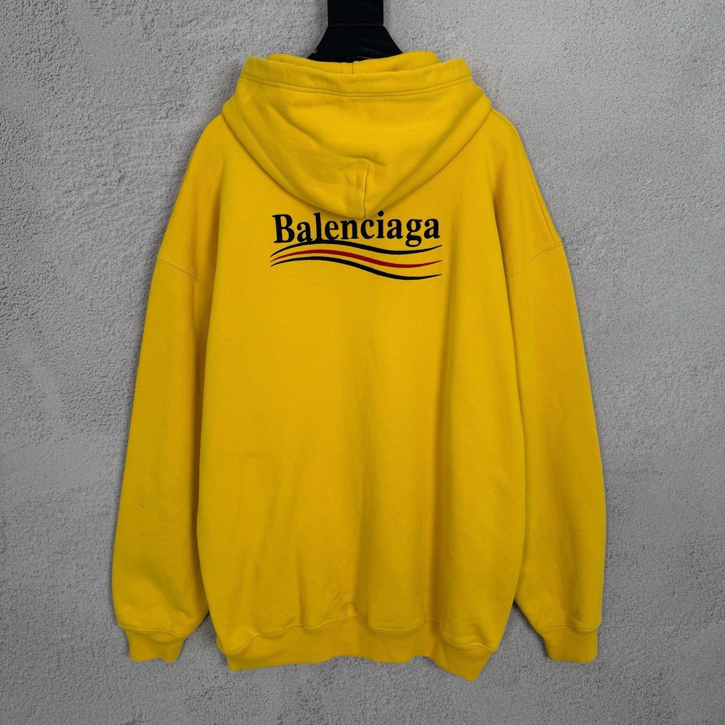 Balenciaga Balenciaga Micro Logo Embroidered Hoodie Size US L / EU 52-54 / 3 - 2 Thumbnail