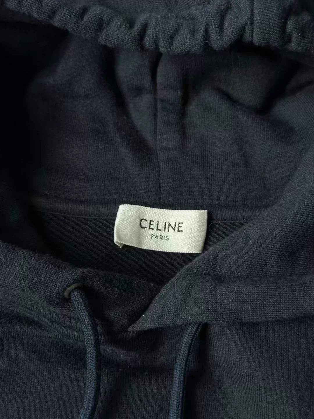 Celine Celine Dark Blue Carriage Logo Hoodie Size US L / EU 52-54 / 3 - 2 Thumbnail