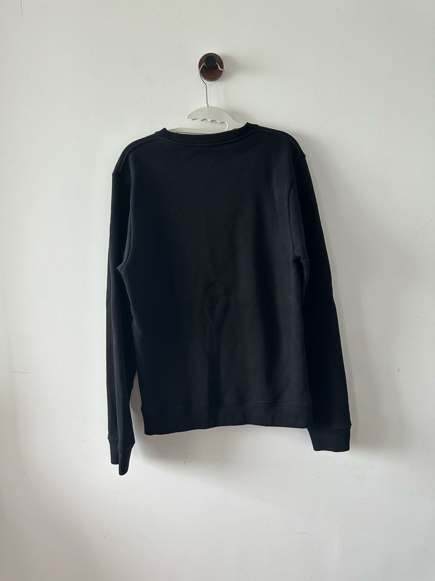 Loewe LOEWE Black Embroidered Logo Crewneck Sweatshirt Size US M / EU 48-50 / 2 - 2 Thumbnail