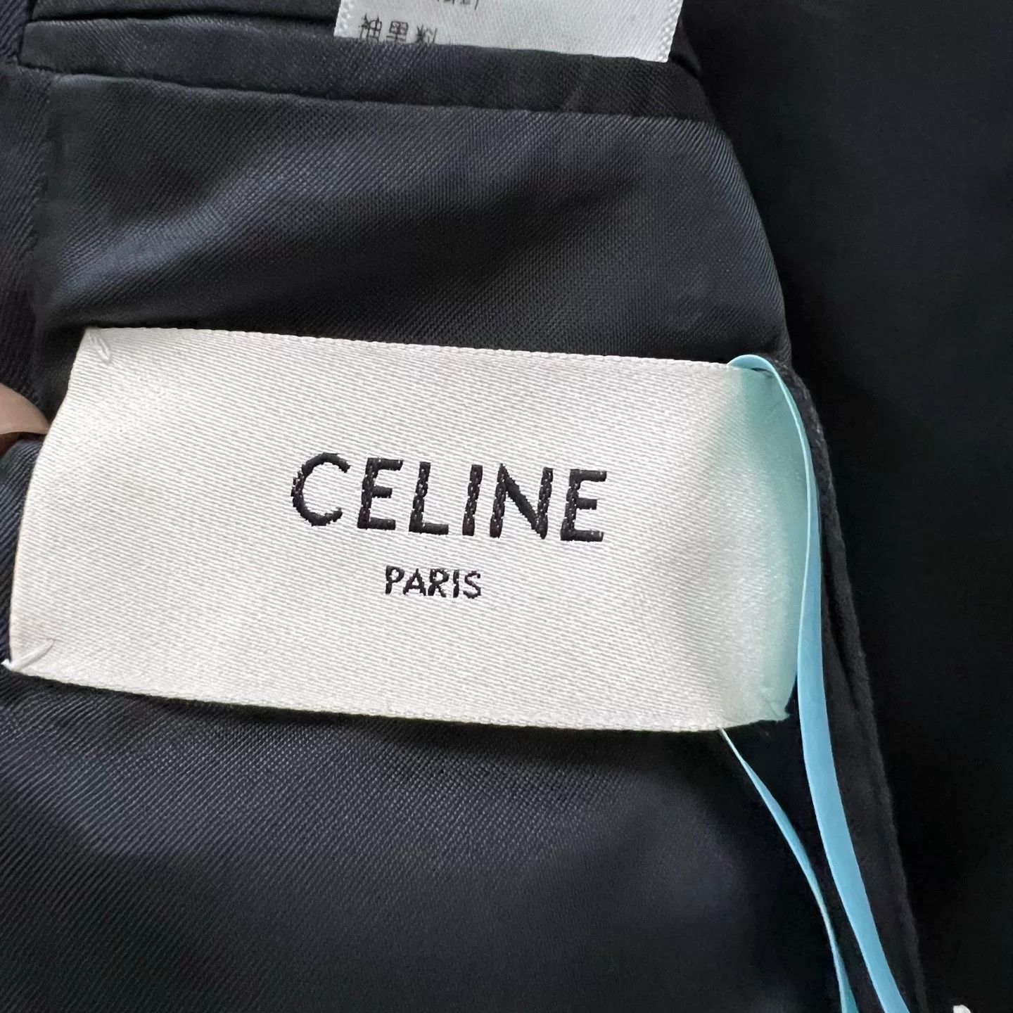 Celine Celine Black Lapel Short Blazer Size S / US 4 / IT 40 - 3 Thumbnail