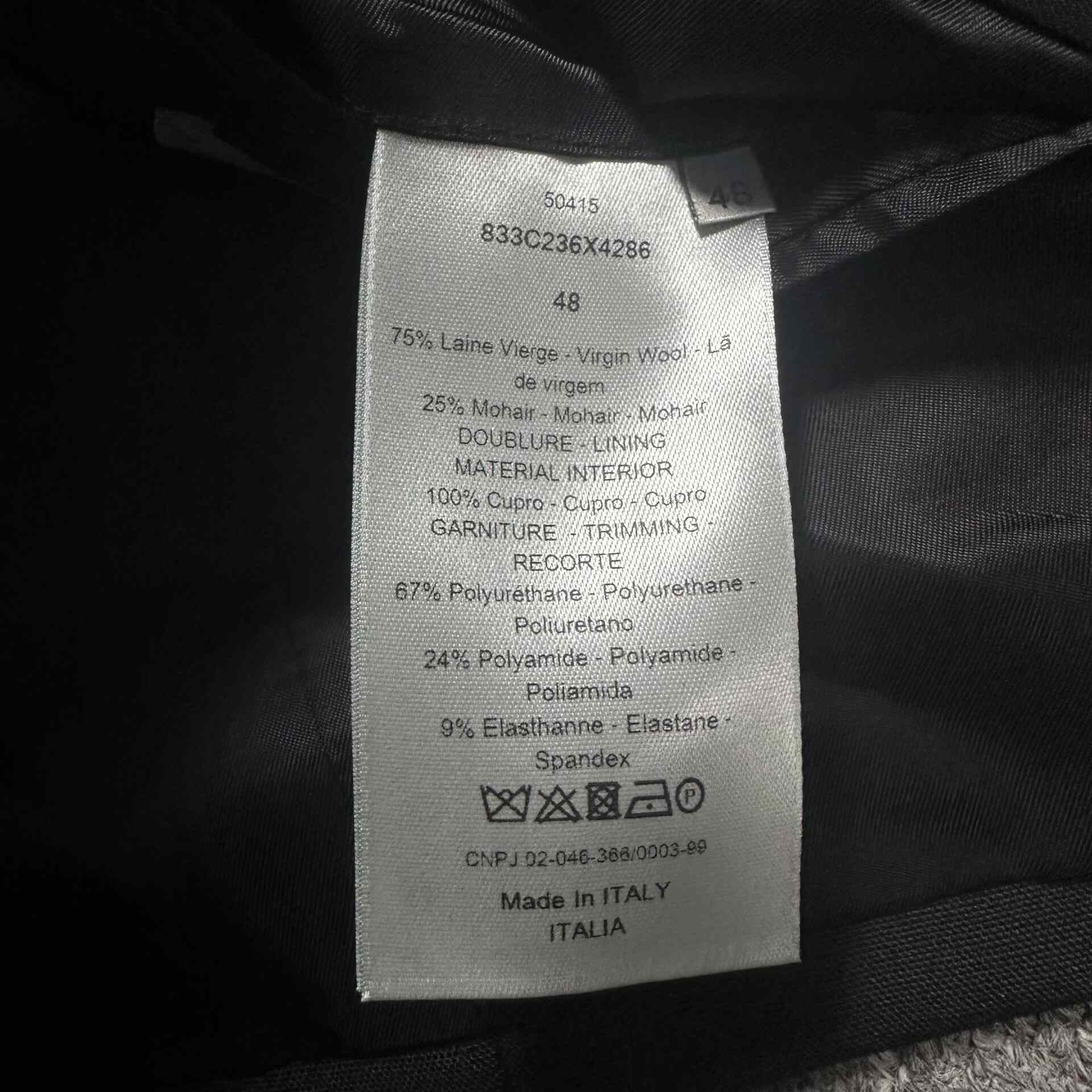Dior Dior Atelire Black Structured Suit Size US M / EU 48-50 / 2 - 4 Thumbnail