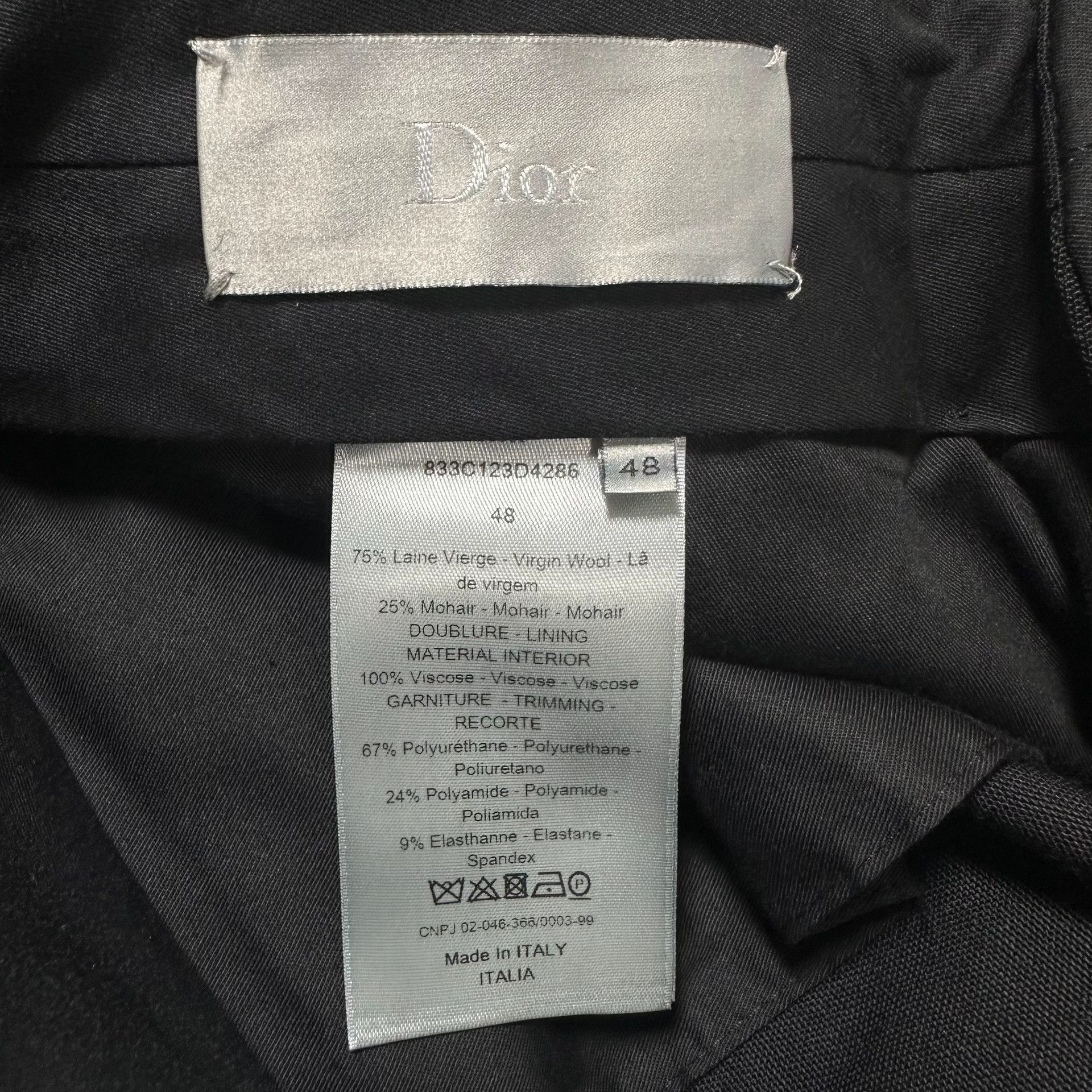 Dior Dior Atelire Black Structured Suit Size US M / EU 48-50 / 2 - 8 Thumbnail