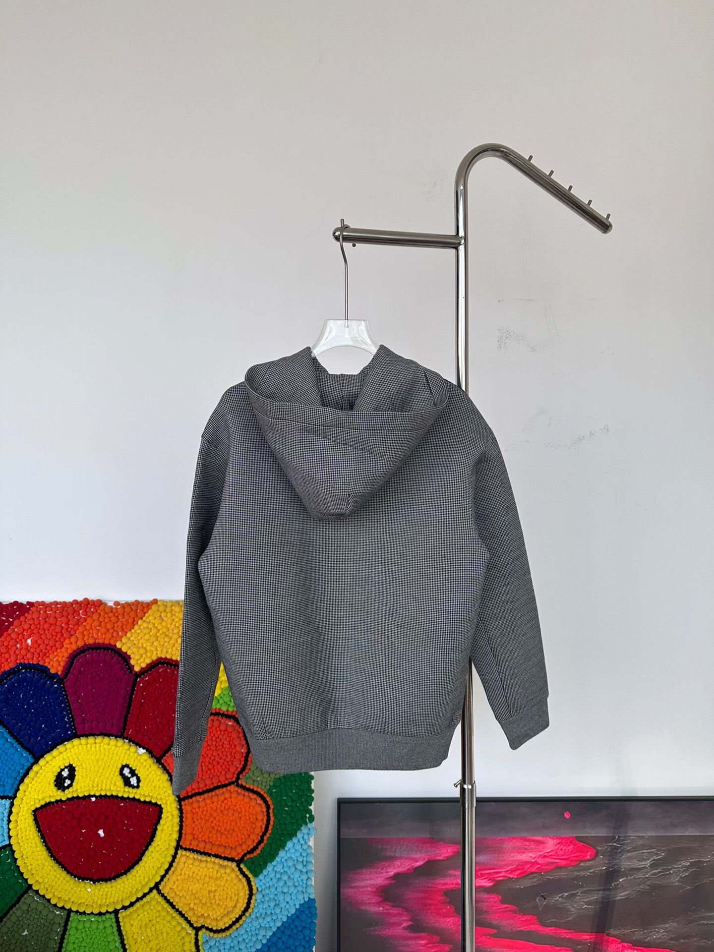 Louis Vuitton Louis Vuitton Gray Silhouette Print Hoodie XXS Size XXS / US 00 / IT 34 - 3 Thumbnail
