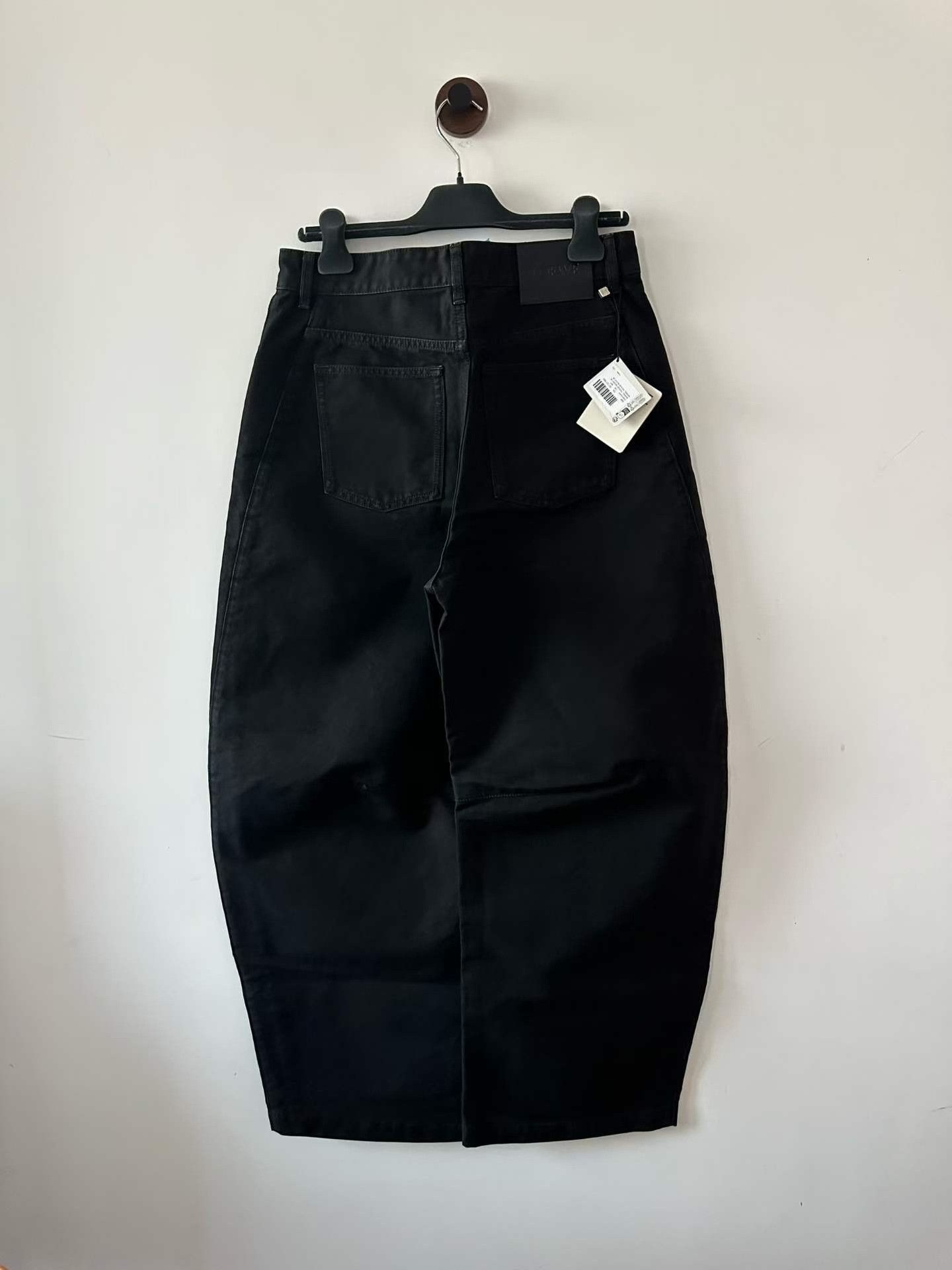 Loewe Loewe Black Curved Blade Jeans Size US 38 / EU 54 - 2 Thumbnail