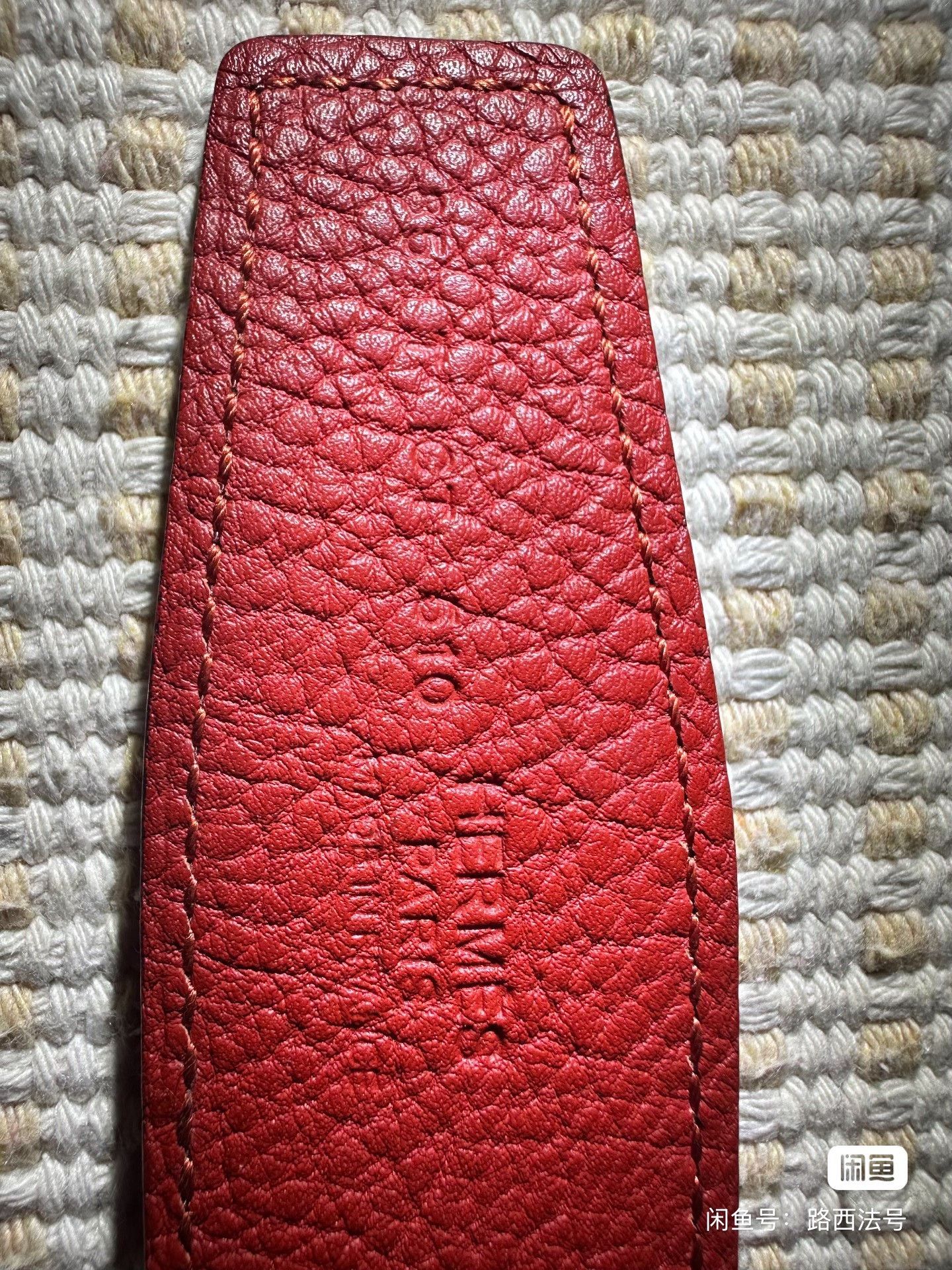 Hermes Hermès Red Leather Belt Gold H Buckle Size ONE SIZE - 4 Thumbnail