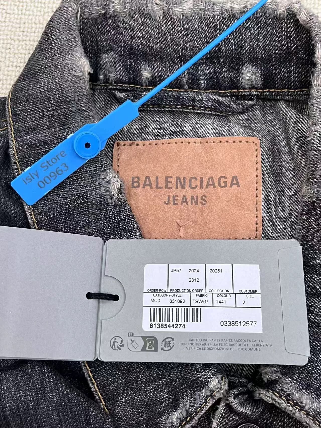 Balenciaga Balenciaga Loose-Fit Denim Jacket Size US M / EU 48-50 / 2 - 4 Thumbnail