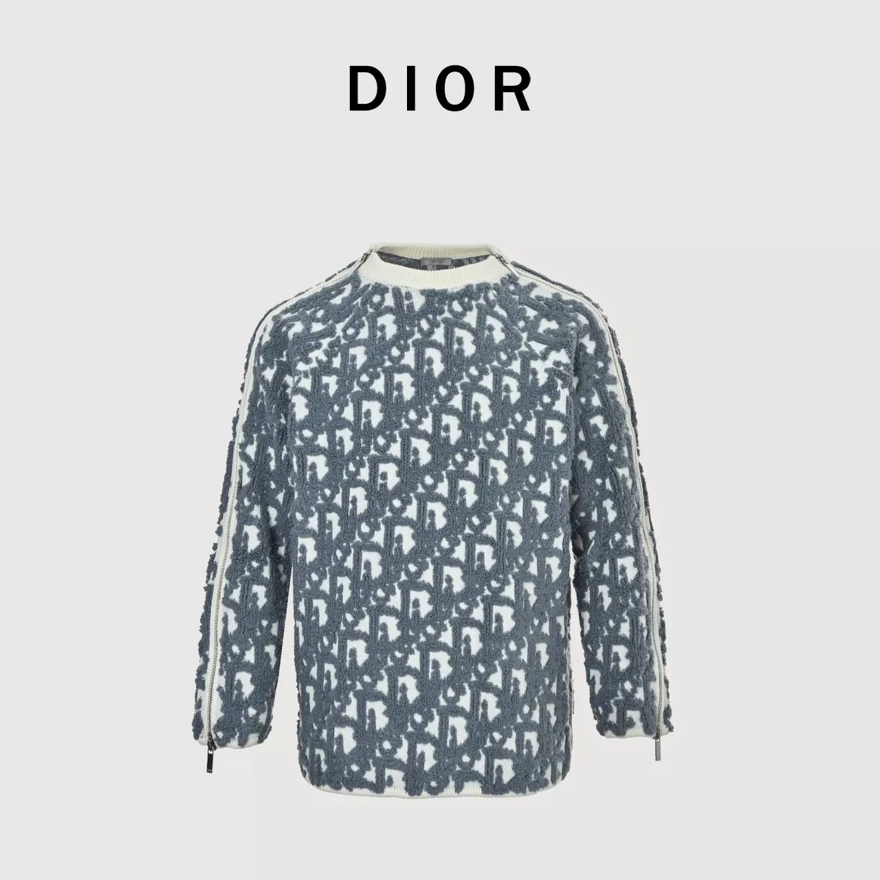 Dior Dior SS24 Logo White Crewneck Sweater Size US M / EU 48-50 / 2 - 3 Thumbnail