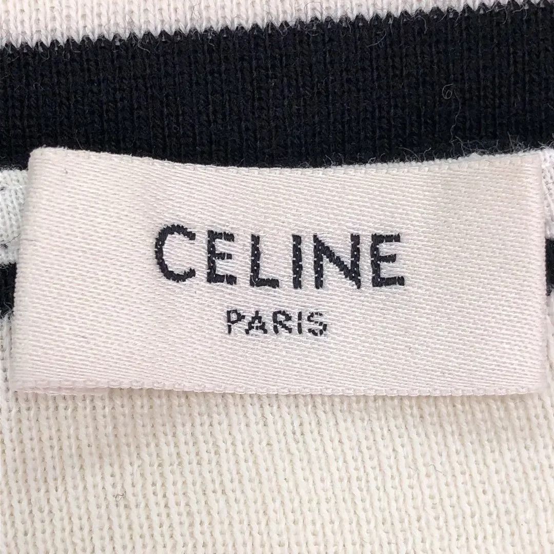 Celine Celine Black White Striped Cropped Knit Size M / US 6-8 / IT 42-44 - 5 Thumbnail
