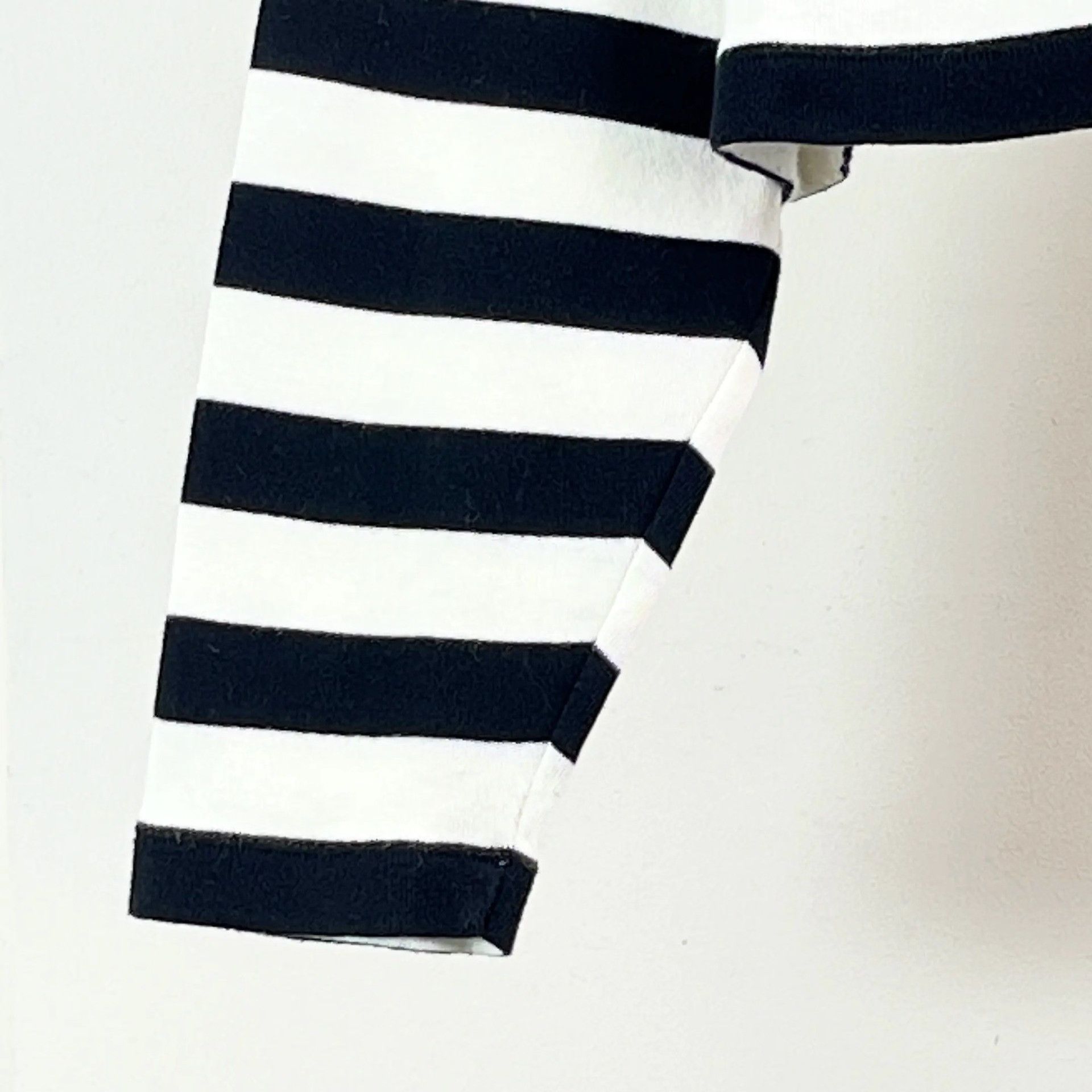 Celine Celine Black White Striped Cropped Knit Size M / US 6-8 / IT 42-44 - 4 Thumbnail
