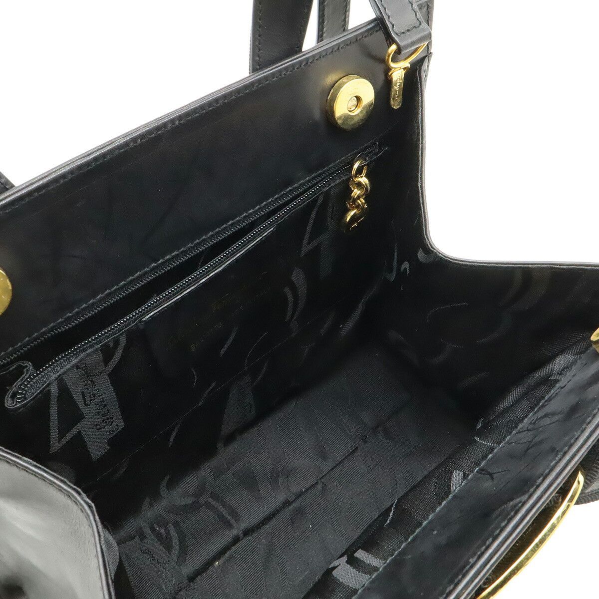 Salvatore Ferragamo Salvatore Ferragamo Salvatore Ferragamo Vara Leather 2way Handbag Leather Shoulder Bag DUTY FREE for USA Size ONE SIZE - 5 Thumbnail