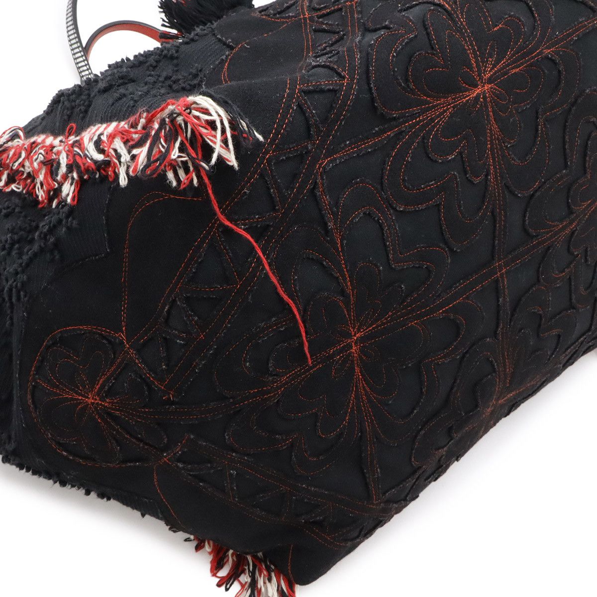 Christian Louboutin Christian Louboutin Christian Louboutin PORTUGABA Canvas Tote Bag Textile Tote Bag 395183 DUTY FREE for USA Size ONE SIZE - 3 Thumbnail