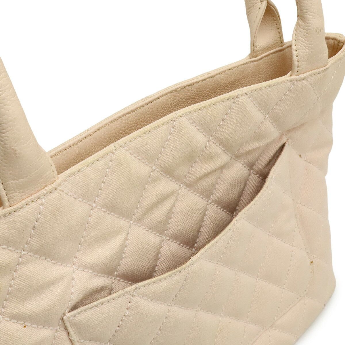 Chanel Chanel Chanel Matelasse Canvas Leather Tote Bag Leather Tote Bag DUTY FREE for USA Size ONE SIZE - 7 Thumbnail
