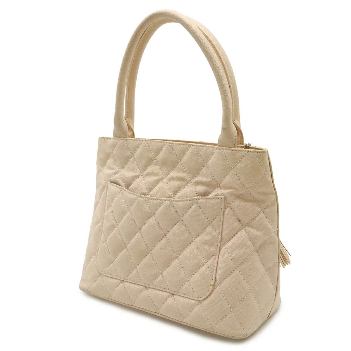 Chanel Chanel Chanel Matelasse Canvas Leather Tote Bag Leather Tote Bag DUTY FREE for USA Size ONE SIZE - 2 Thumbnail