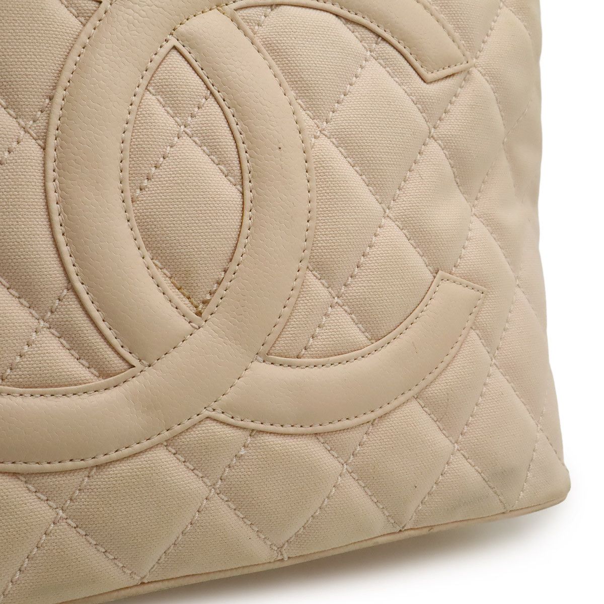 Chanel Chanel Chanel Matelasse Canvas Leather Tote Bag Leather Tote Bag DUTY FREE for USA Size ONE SIZE - 9 Thumbnail