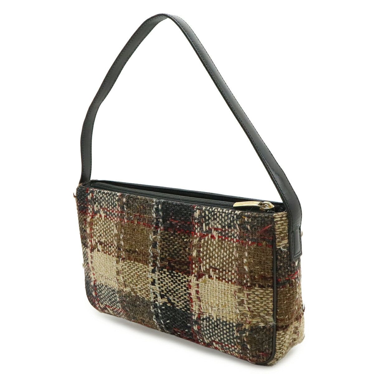Burberry Burberry Burberry Wool Patent Leather Suede Shoulder Bag Textile Shoulder Bag DUTY FREE for USA Size ONE SIZE - 2 Thumbnail