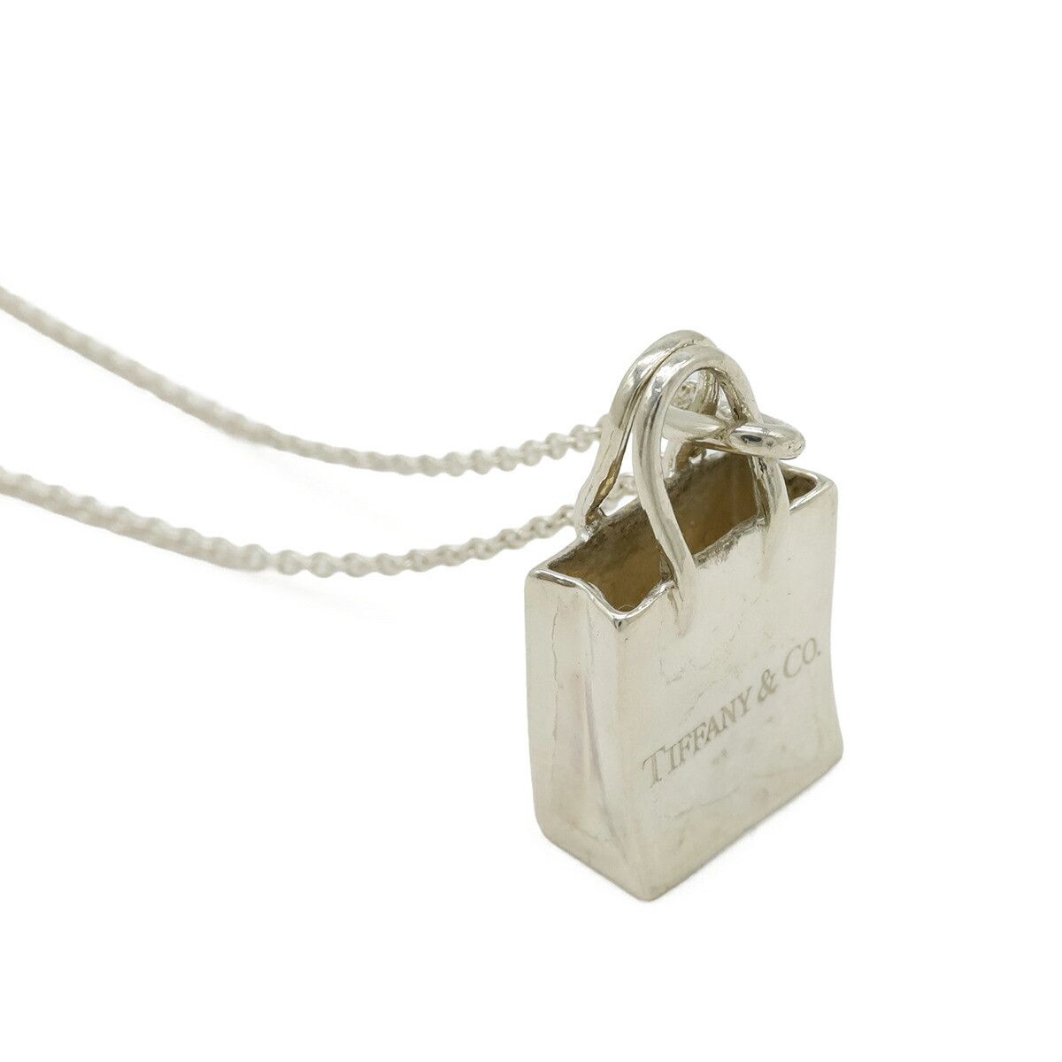 Tiffany & Co. Tiffany & Co. Tiffany & Co. 925 Silver Shopping Bag Necklace Precious Metal Necklace DUTY FREE for USA Size ONE SIZE - 5 Thumbnail