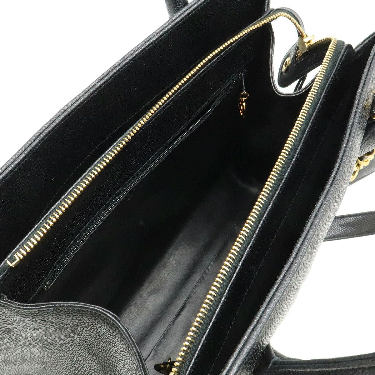 Chanel Chanel Chanel Chevron Leather 2way Bag Leather Shoulder Bag DUTY FREE for USA Size ONE SIZE - 6 Thumbnail