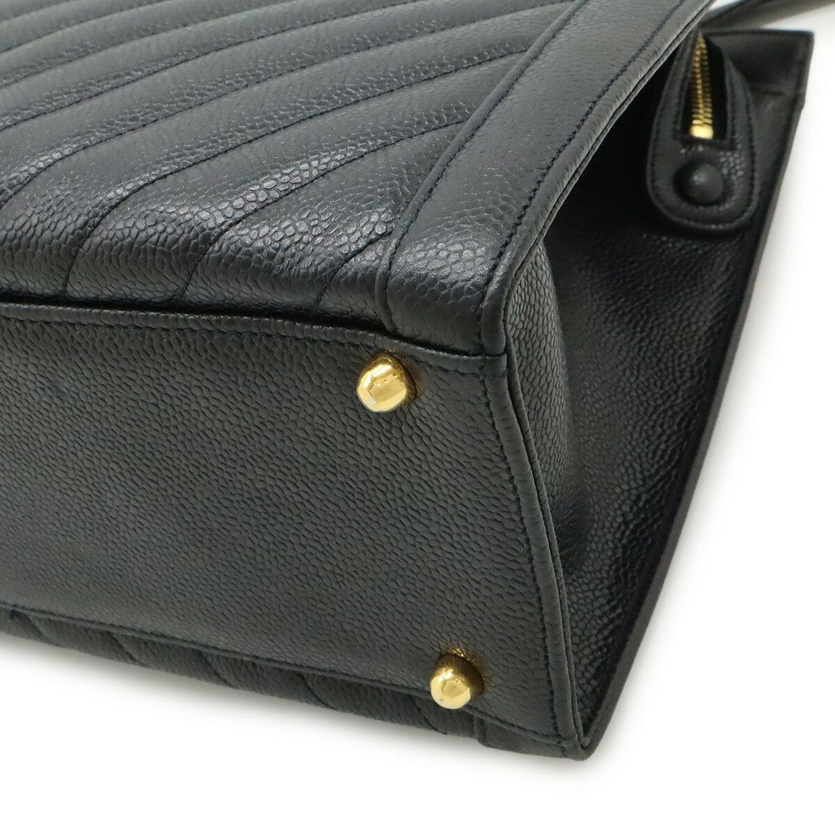 Chanel Chanel Chanel Chevron Leather 2way Bag Leather Shoulder Bag DUTY FREE for USA Size ONE SIZE - 3 Thumbnail
