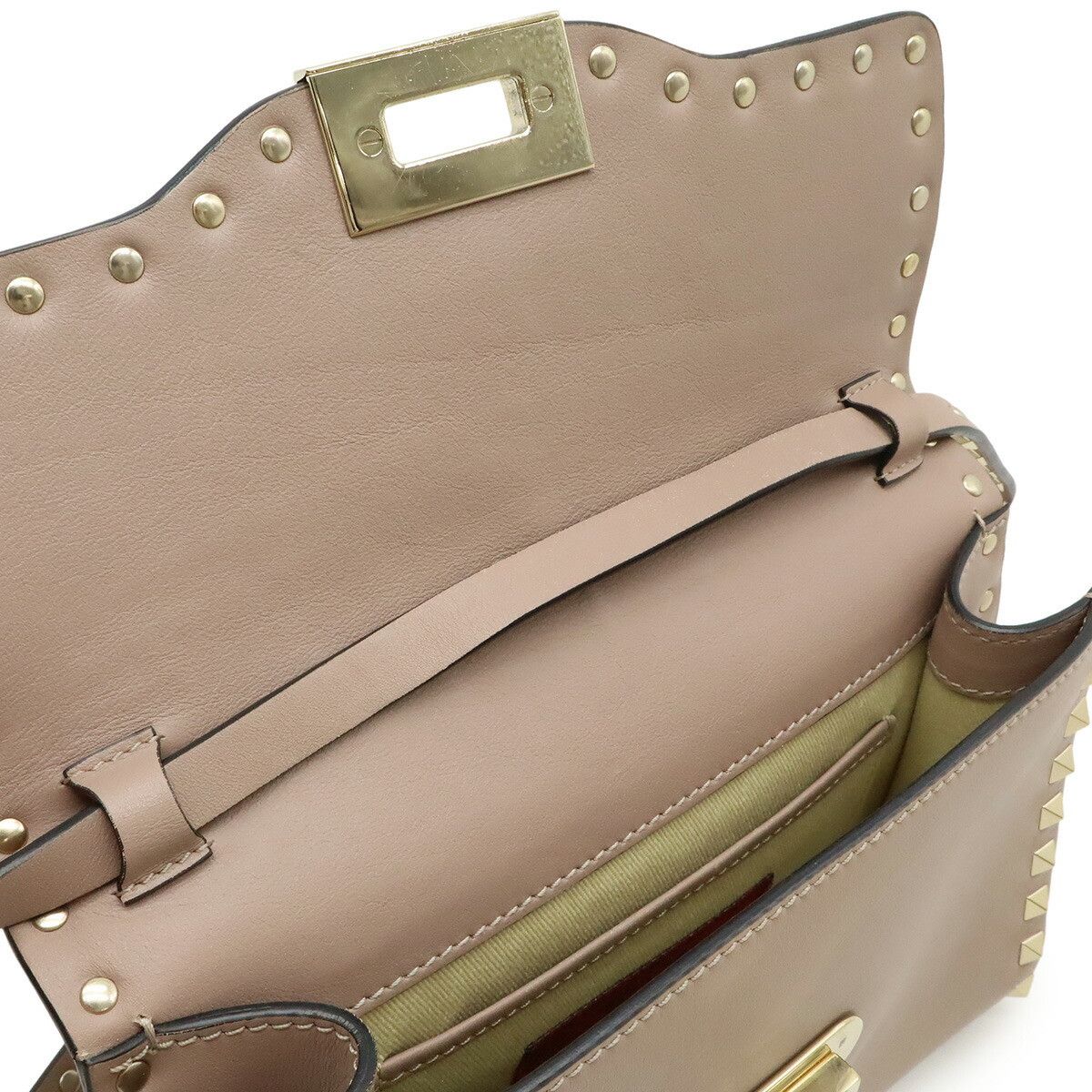 Valentino Valentino Valentino Garavani Leather 2way Shoulder Bag Leather Shoulder Bag DUTY FREE for USA Size ONE SIZE - 6 Thumbnail