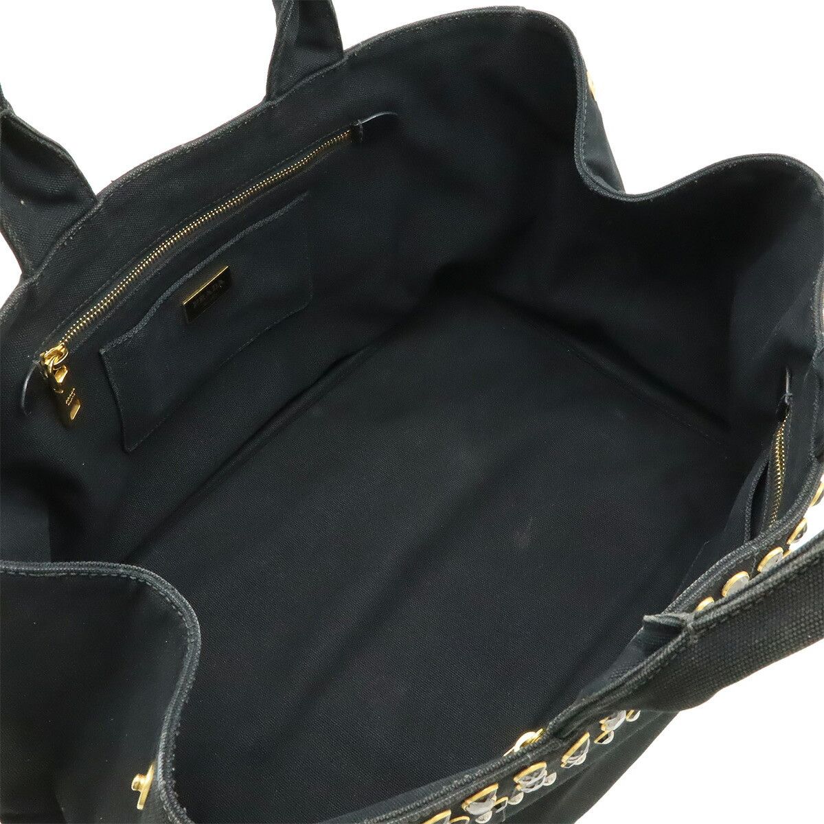Prada Prada Prada Canapa Tote Bag Textile Tote Bag B1872O DUTY FREE for USA Size ONE SIZE - 6 Thumbnail