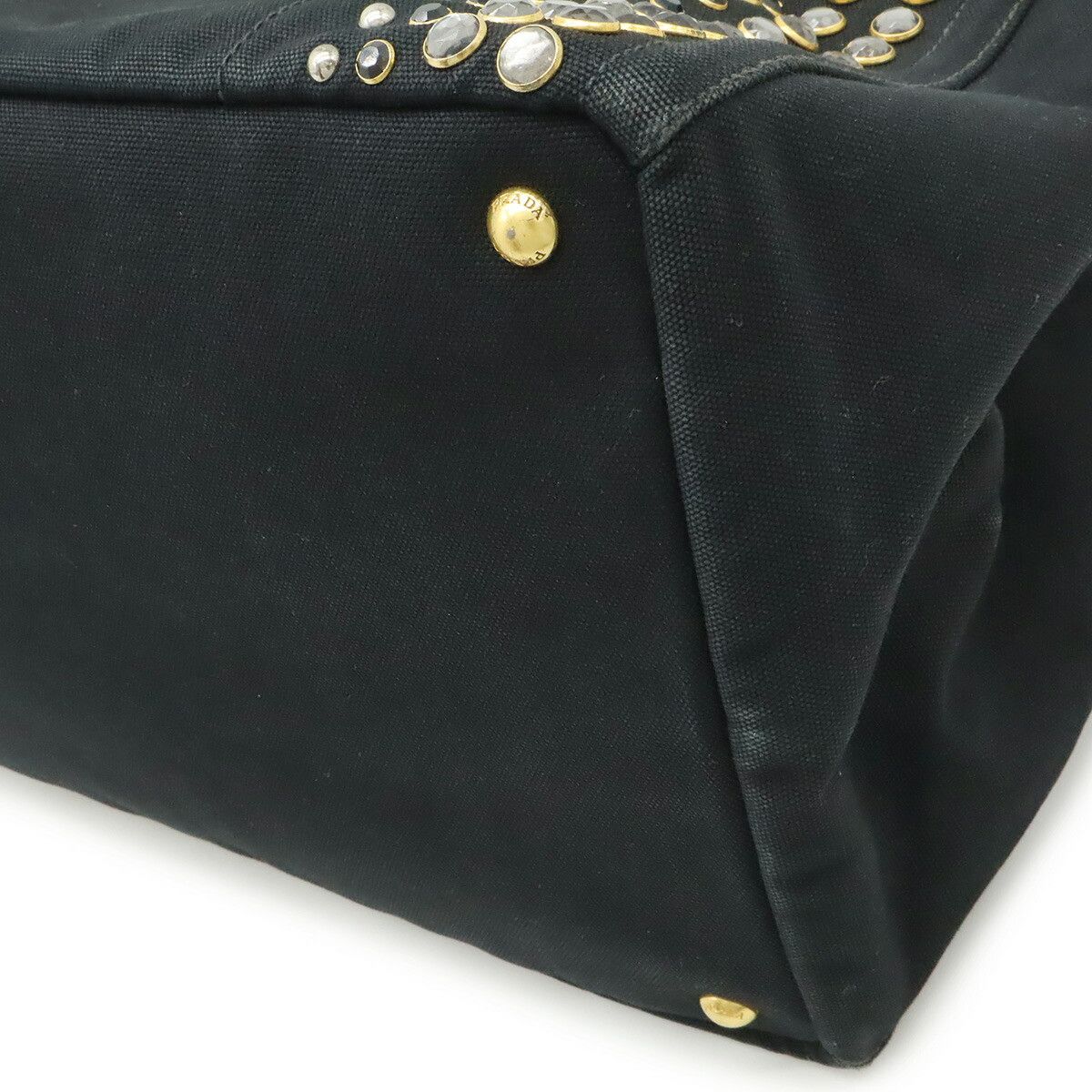 Prada Prada Prada Canapa Tote Bag Textile Tote Bag B1872O DUTY FREE for USA Size ONE SIZE - 3 Thumbnail