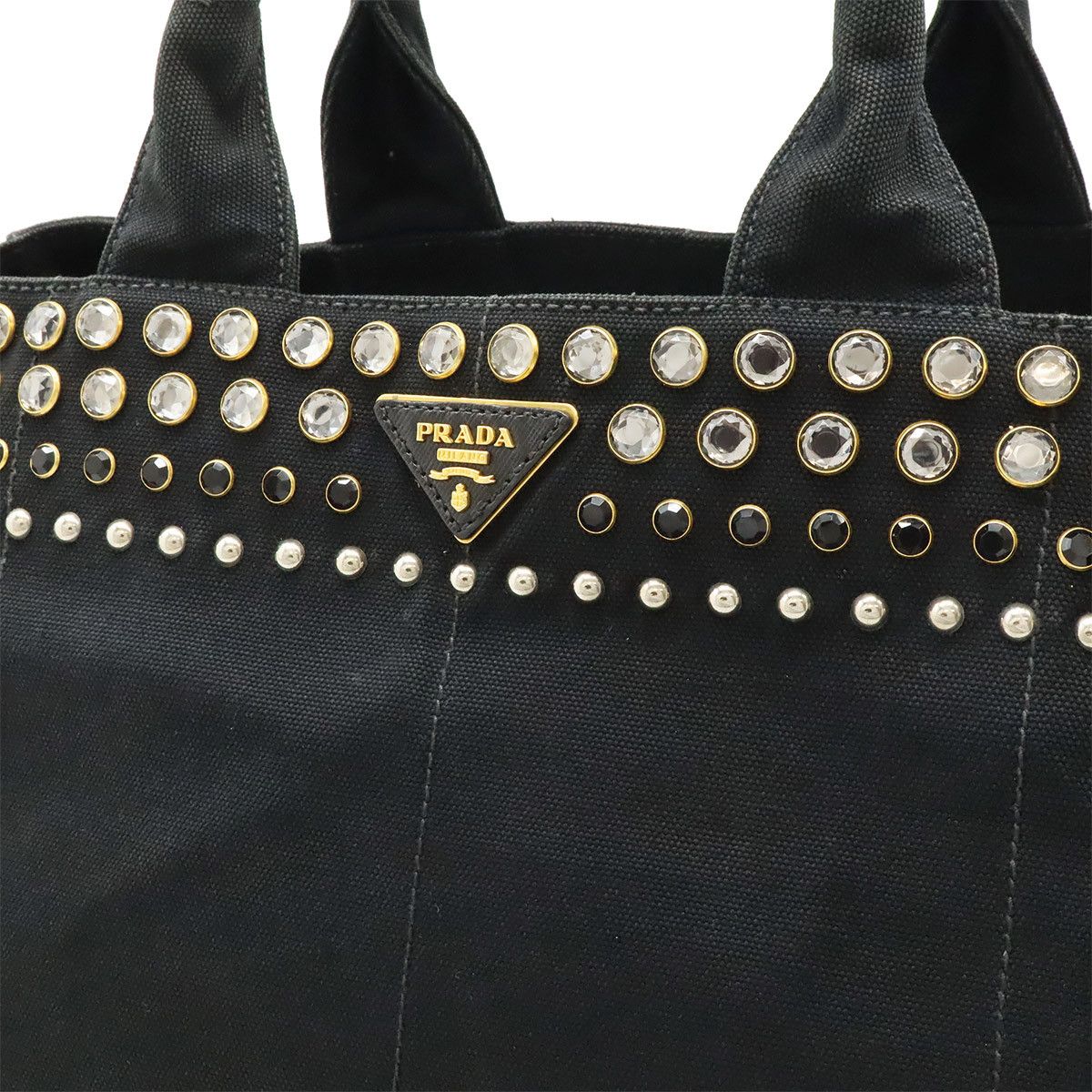 Prada Prada Prada Canapa Tote Bag Textile Tote Bag B1872O DUTY FREE for USA Size ONE SIZE - 9 Thumbnail