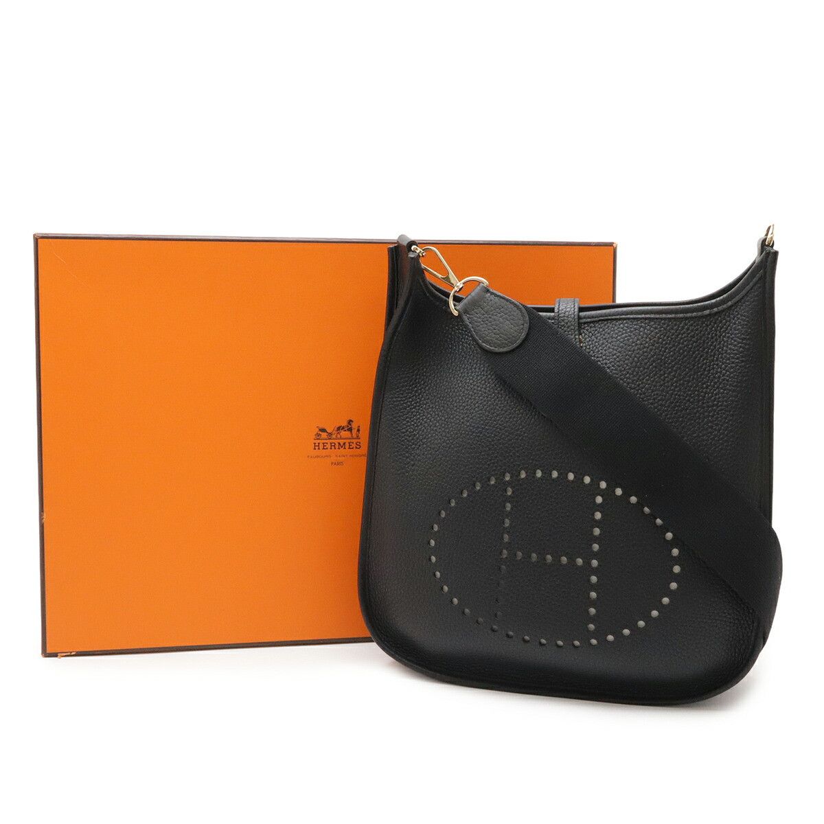 Hermes Hermes Hermes Evelyne II PM Calfskin Shoulder Bag Leather Shoulder Bag I DUTY FREE for USA Size ONE SIZE - 8 Thumbnail