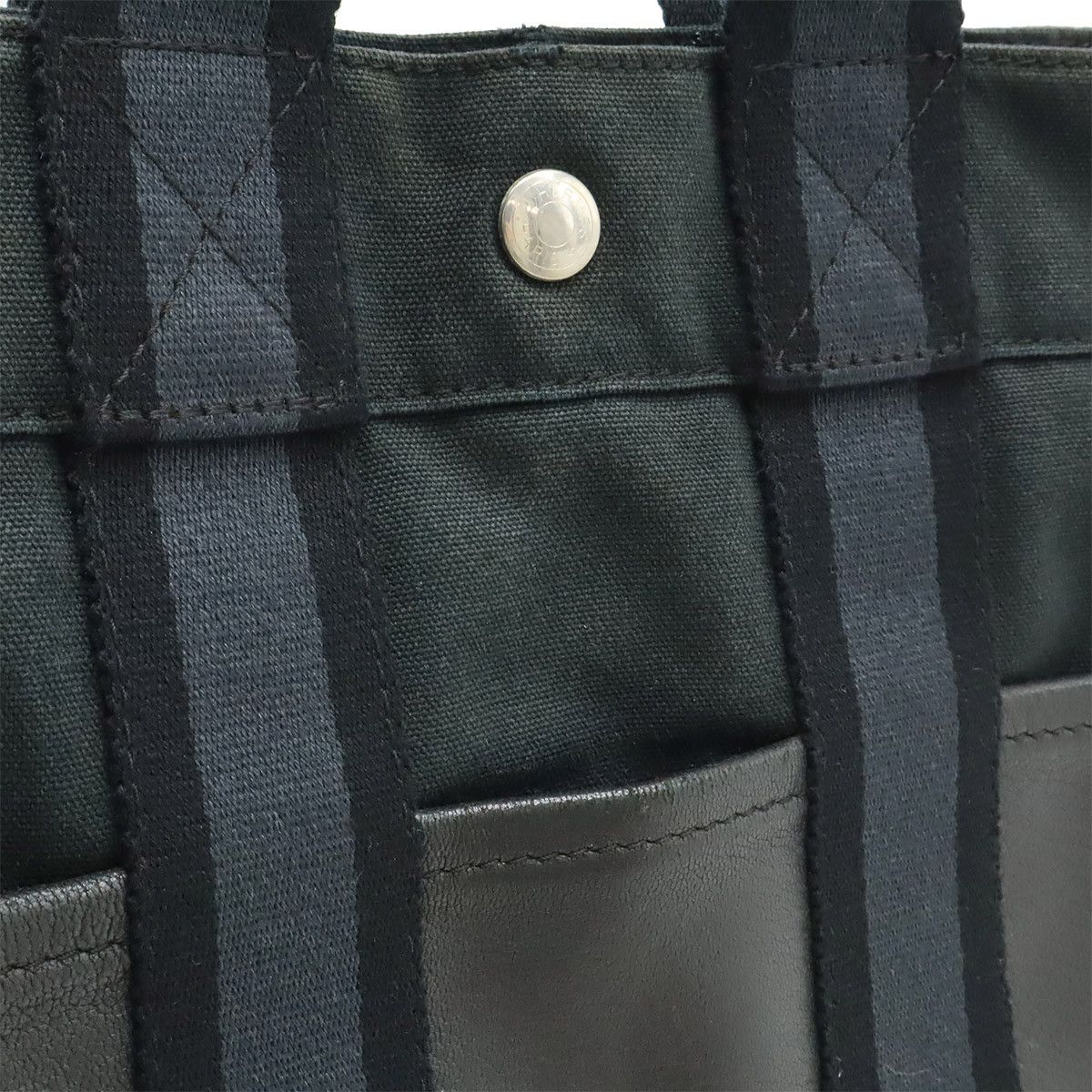 Hermes Hermes Hermes Herbag PM Canvas Leather Tote Bag Textile Tote Bag DUTY FREE for USA Size ONE SIZE - 7 Thumbnail