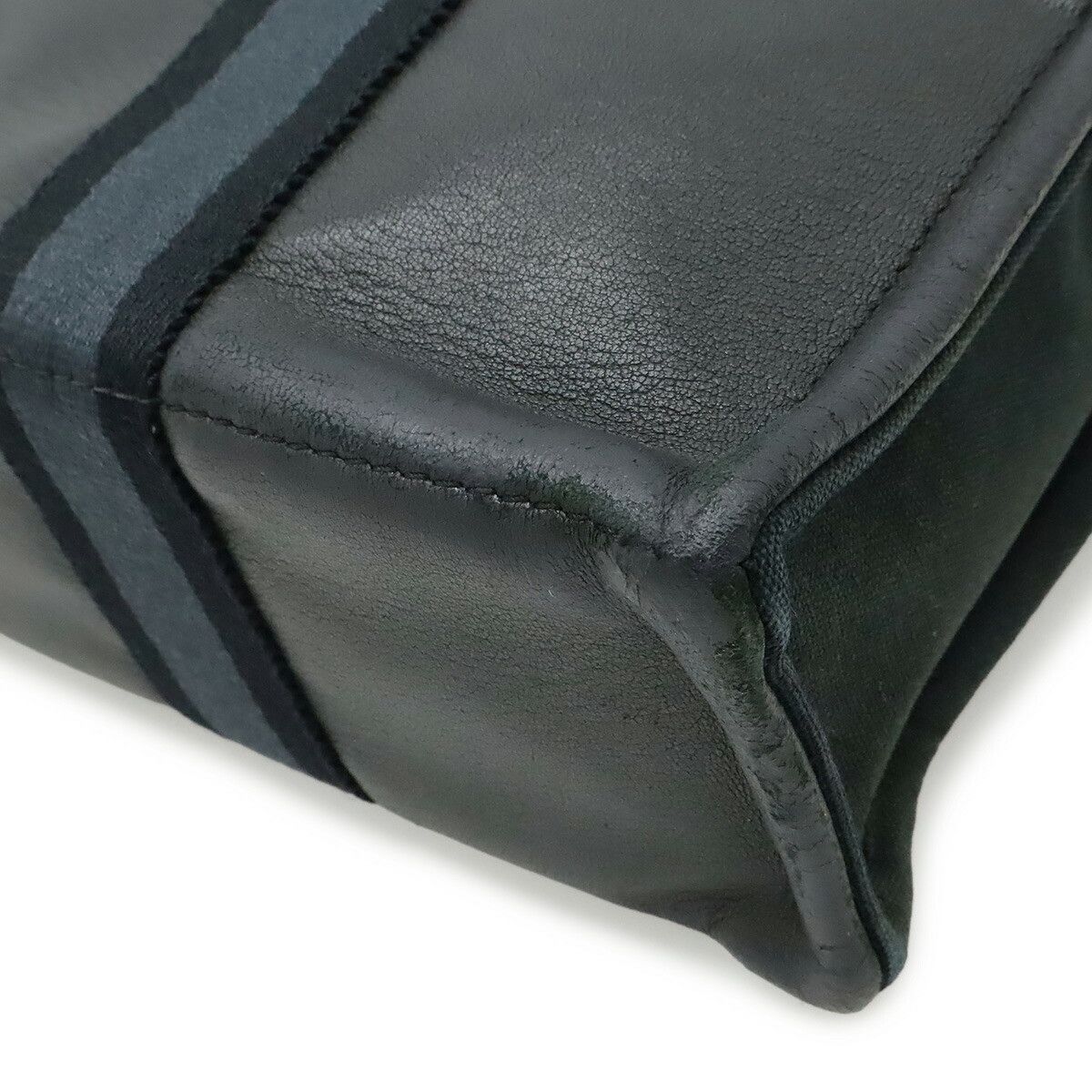 Hermes Hermes Hermes Herbag PM Canvas Leather Tote Bag Textile Tote Bag DUTY FREE for USA Size ONE SIZE - 3 Thumbnail