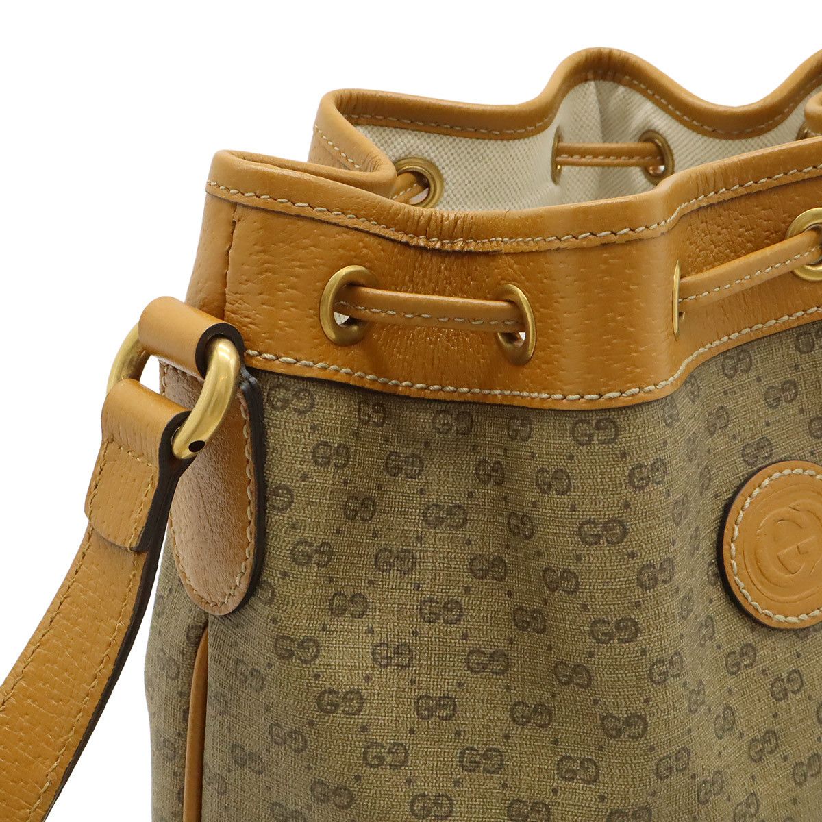 Gucci Gucci Gucci Micro GG Disney Collaboration Drawstring Bucket Bag Plastic / Synthetic Shoulder Bag 602691 DUTY FREE for USA Size ONE SIZE - 4 Thumbnail