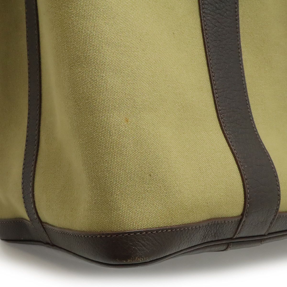Hermes Hermes Hermes Garden Party PM Canvas Leather Tote Bag Textile Tote Bag Stamp P (2012) DUTY FREE for USA Size ONE SIZE - 5 Thumbnail