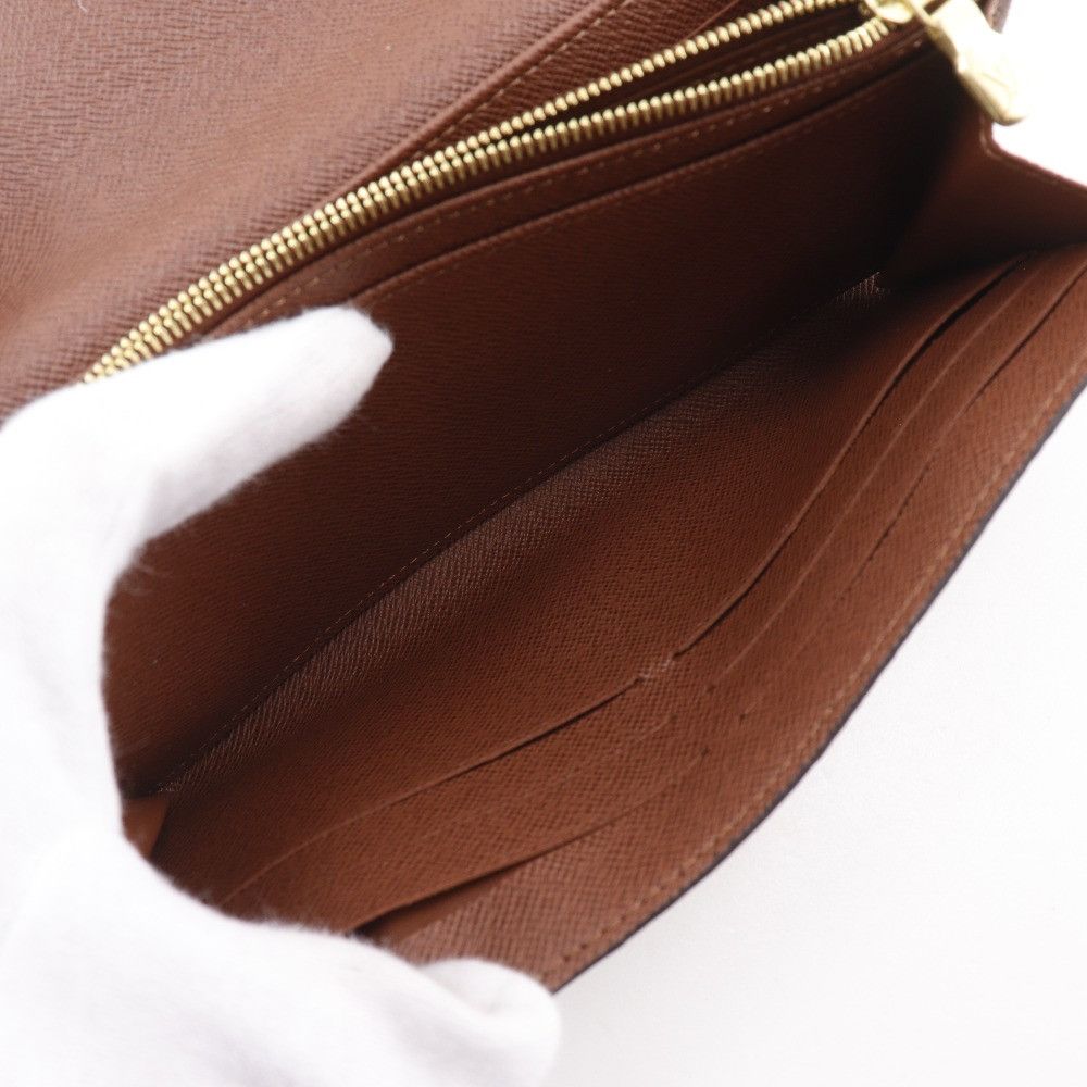 Louis Vuitton Louis Vuitton Louis Vuitton Portefeuille Sarah Monogram Long Wallet Textile Long Wallet M60531 DUTY FREE for USA Size ONE SIZE - 7 Thumbnail