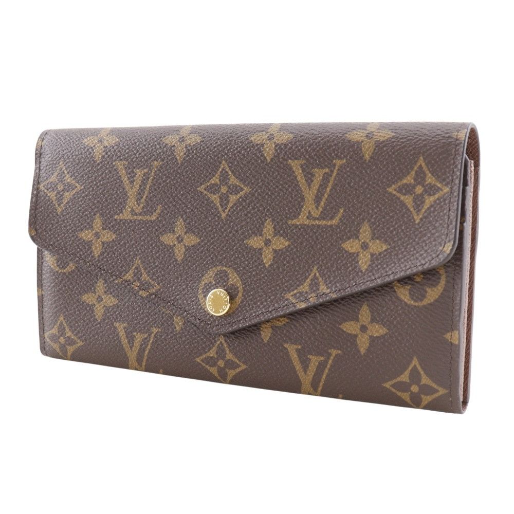 Louis Vuitton Louis Vuitton Louis Vuitton Portefeuille Sarah Monogram Long Wallet Textile Long Wallet M60531 DUTY FREE for USA Size ONE SIZE - 2 Thumbnail