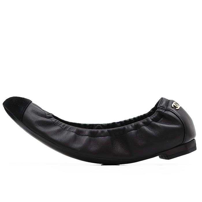 Chanel Chanel Chanel Leather Ballerina Flats Leather Shoes G28135 DUTY FREE for USA Size ONE SIZE - 3 Thumbnail