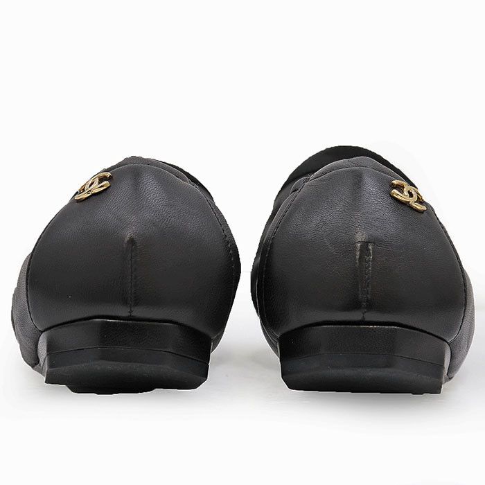Chanel Chanel Chanel Leather Ballerina Flats Leather Shoes G28135 DUTY FREE for USA Size ONE SIZE - 4 Thumbnail