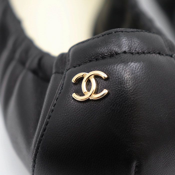 Chanel Chanel Chanel Leather Ballerina Flats Leather Shoes G28135 DUTY FREE for USA Size ONE SIZE - 6 Thumbnail