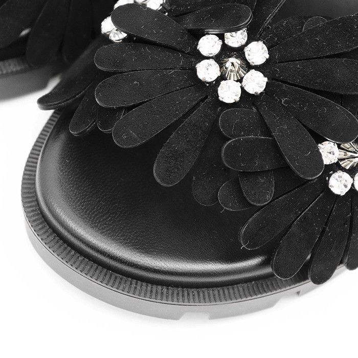 Christian Louboutin Christian Louboutin Christian Louboutin FLORA COOL FLAT leather sandals Leather Shoes 3240159 DUTY FREE for USA Size ONE SIZE - 3 Thumbnail