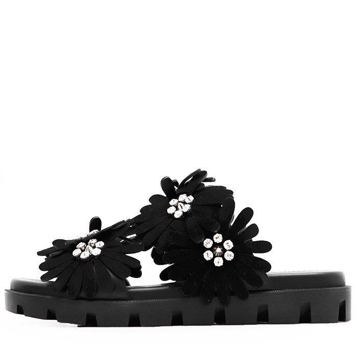 Christian Louboutin Christian Louboutin Christian Louboutin FLORA COOL FLAT leather sandals Leather Shoes 3240159 DUTY FREE for USA Size ONE SIZE - 4 Thumbnail